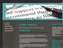 Tablet Screenshot of collision-analysis-and-reconstruction-services.com